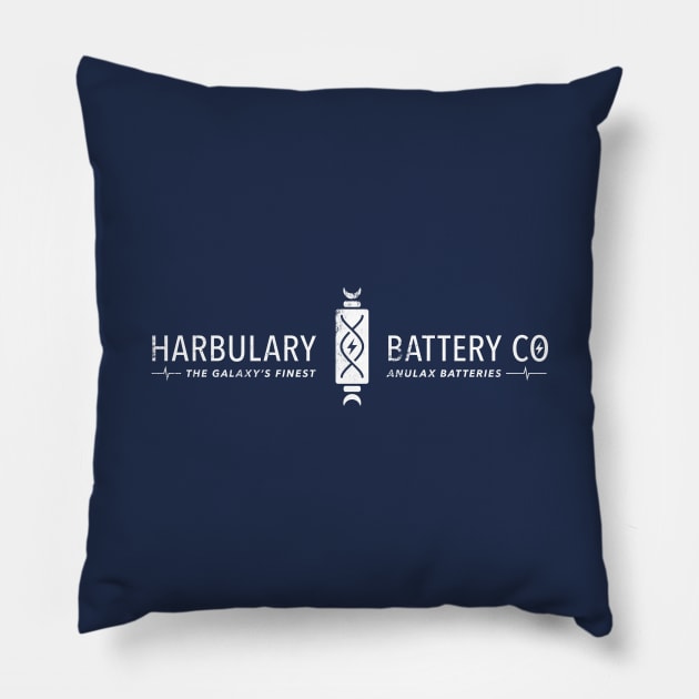 Harbulary Battery Co - Galaxy's Finest Anulax Batteries Pillow by Go Mouse Scouts