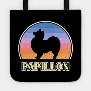 Papillon Vintage Sunset Dog Tote