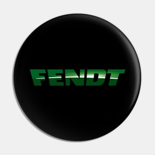 Fendt Tractor Logo Text Pin