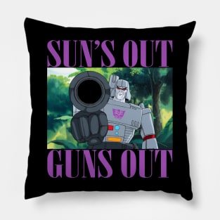 Sun's Out Guns Out (Fallen) Pillow