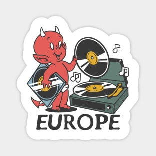 europe devil record Magnet