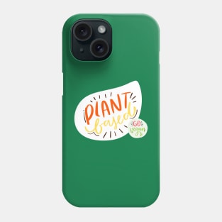 go vegan Phone Case