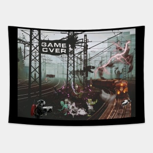 GAME OVER ART PRINTS Tapestry