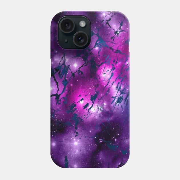 Nebula purple strata Phone Case by My Tiny Apartment