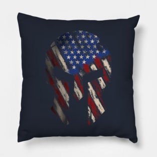 Patriotic Spartan helmet Pillow