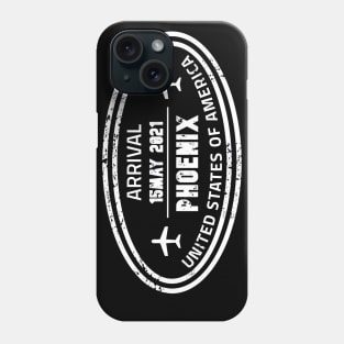 Phoenix airport passport stamp Phone Case