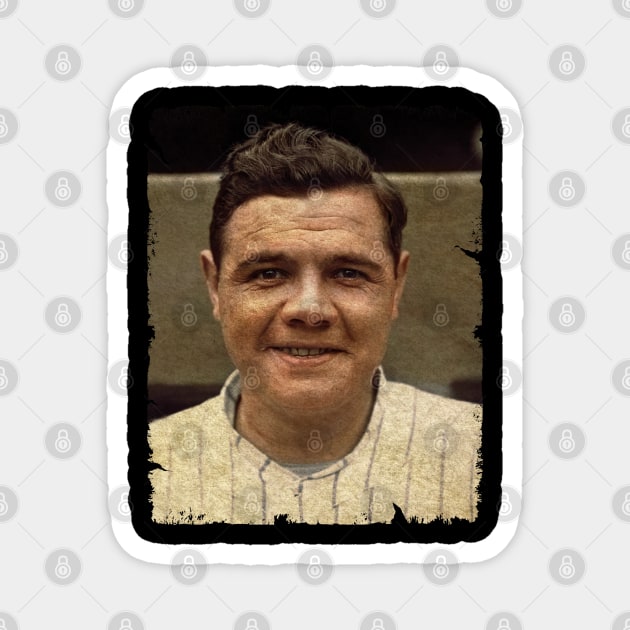 Babe Ruth in New York Yankees Magnet by PESTA PORA