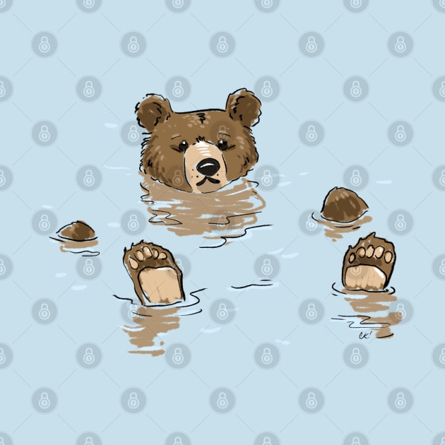 Floating bear by CKline