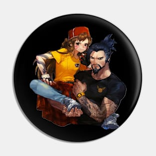 D.Va and Hanzo Pin