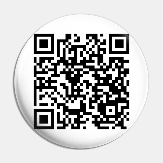 Mr Brightside - The Killers QR Code Pin by CosmicScare10