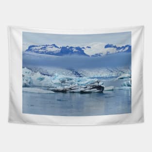 Glacier Lagoon Iceland Tapestry