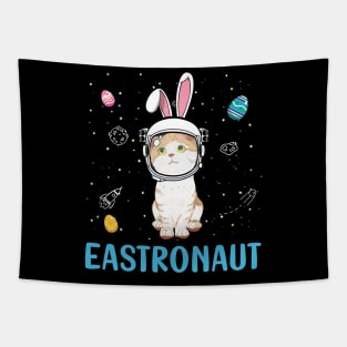 Eastronaut Cat Astronaut Easter Day Tapestry