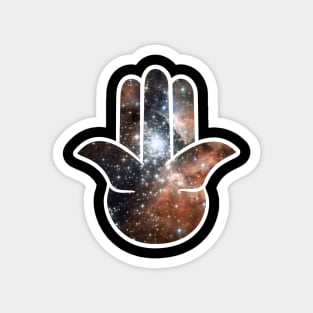 Hamsa Galaxy Magnet