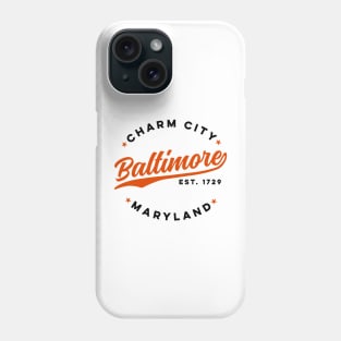 Vintage Baltimore Charm City Maryland USA Phone Case