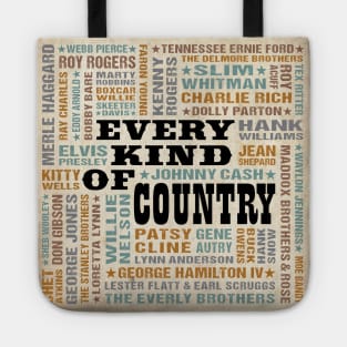 Every Kind Of Country Music Tote