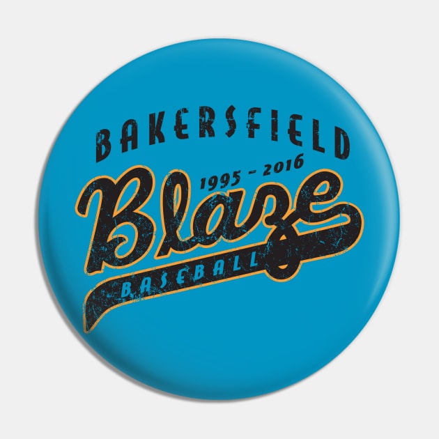 Bakersfield Blaze Pin by MindsparkCreative