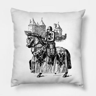 Knight on a horse Pillow