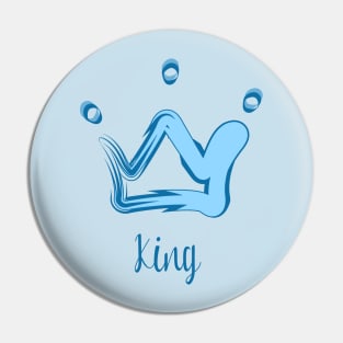 King Crown design Pin