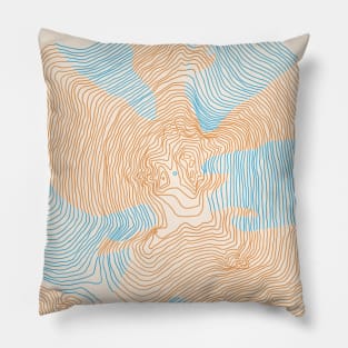 Mount Shasta (no text) Pillow