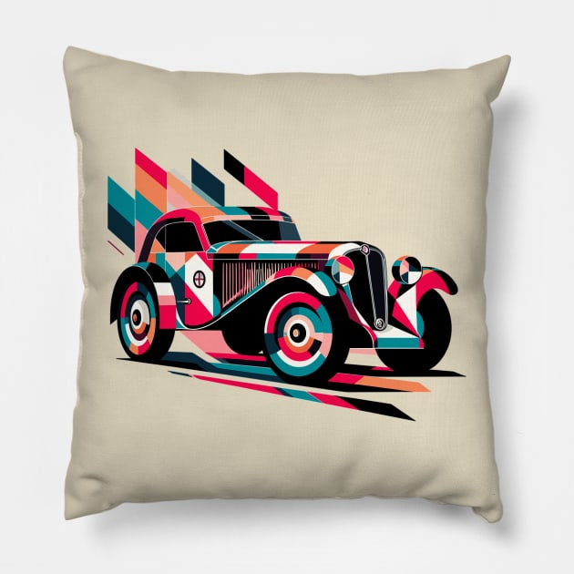 Alfa Romeo 6C Pillow by Vehicles-Art