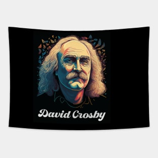 David Crosby Retro Style Tapestry