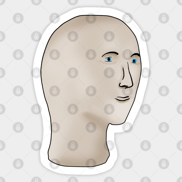 Meme Man Meme Man Sticker Teepublic