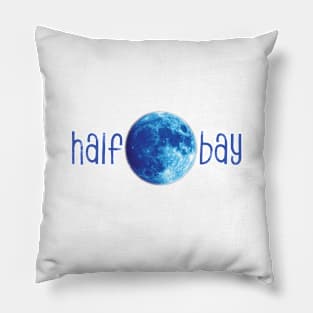 Half Moon Bay Blue Moon Pillow