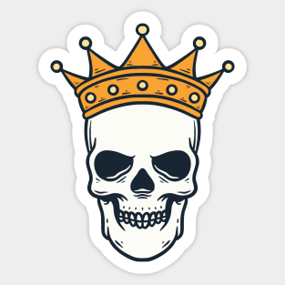 skull wearing crown Logo, skull king Sticker, Pastel cute colors,  generative ai. 24553676 PNG