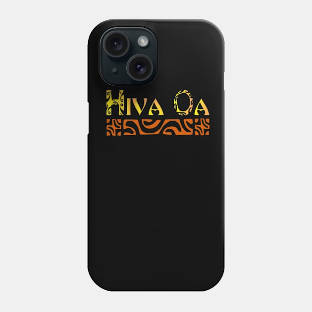 HIVA OA (sunset) Phone Case by Nesian TAHITI