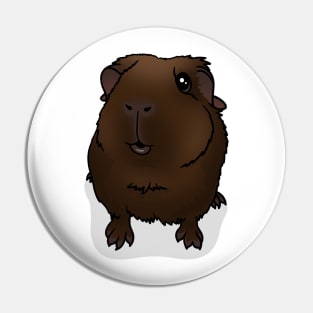 Chocolate Brown Guinea Pig Pin