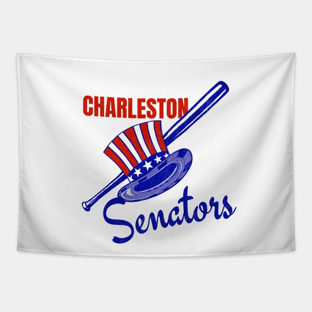 Defunct Charleston Senators Baseball 1960 Tapestry by LocalZonly