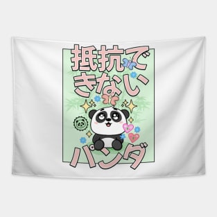 Irresistible Panda Shirt, Fancy Dress, Funny Tee Tapestry