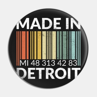 Made in Detroit Pin