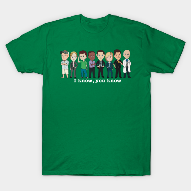 I know, you know Team Psych Green - Psych - T-Shirt