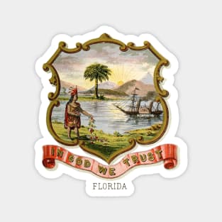 1876 Florida Coat of Arms Magnet