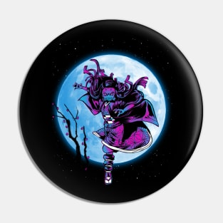 Nezuko under the moon Pin