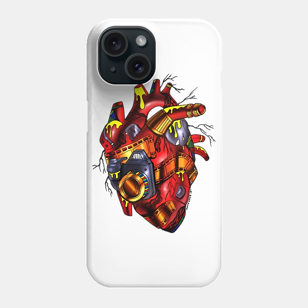 Photographer's Heart Phone Case by kenallouis