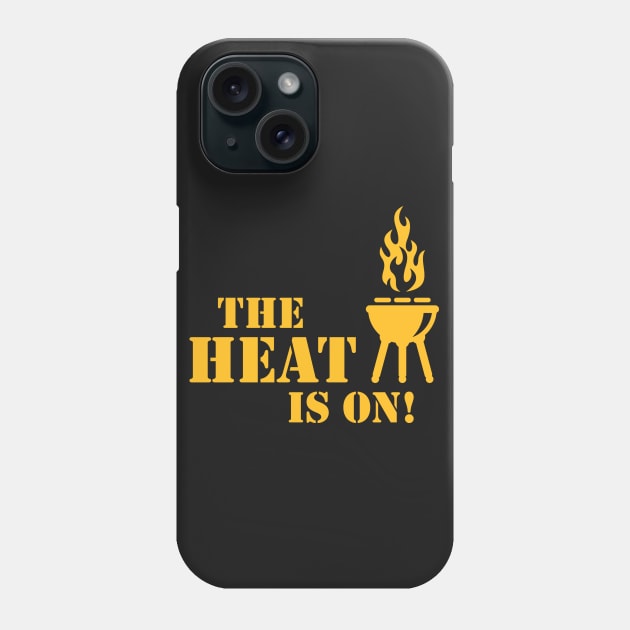 The Heat Is On! (Barbecue / BBQ) Phone Case by MrFaulbaum