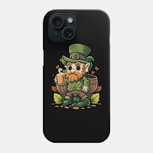 Cowboy gnome having beer Phone Case
