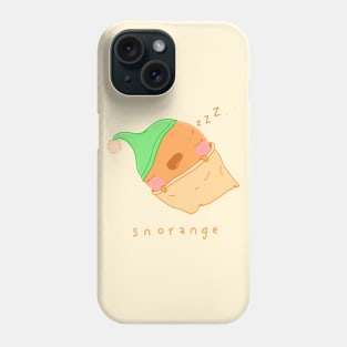 Snoring orange - snorange Phone Case