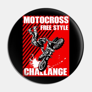 MOTOCROSS FREE STYLE CHALLANGE Pin