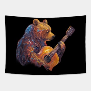 Grizzly Bear Attacks Tapestry