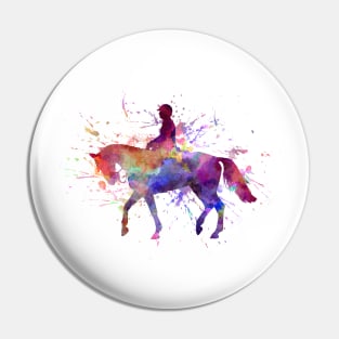 Watercolor horse show Pin