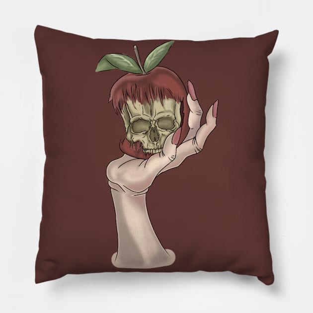 Dying Apple II Pillow by Sarri