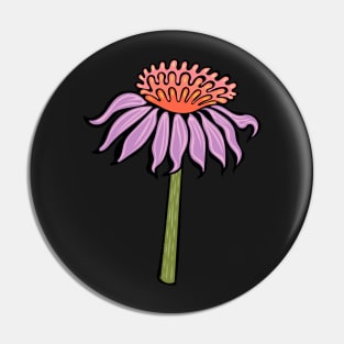 Purple Coneflower Echinacea Indigenous WAWEZHI CANADA Pin