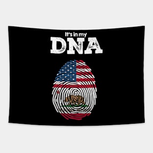 My Dna Usa California Republic Patriot Apparel Tapestry