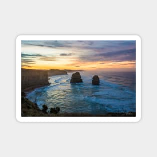 Gog and Magog from the 12 Apostles, Port Campbell National Park, Victoria, Australia. Magnet