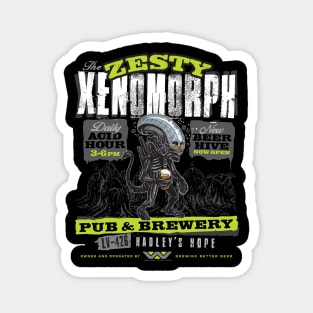 The Zesty Xenomorph Pub & Brewery Magnet