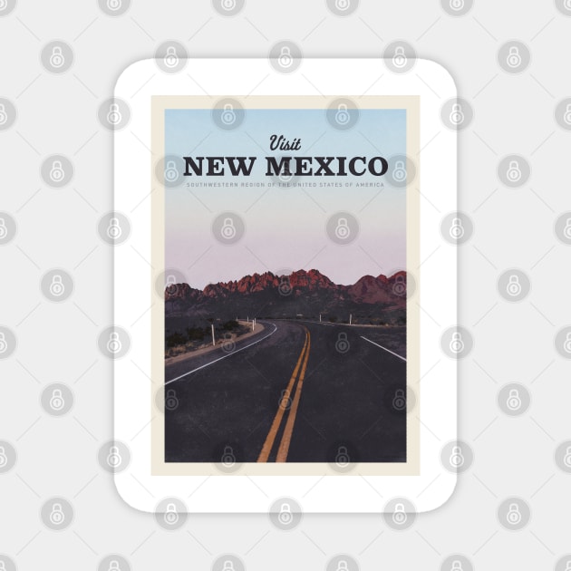 Visit New Mexico Magnet by Mercury Club
