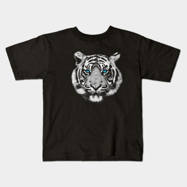 White Tiger - Wild - Kids T-Shirt | TeePublic